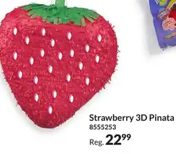 Party City Strawberry 3D Pinata offer