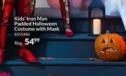Party City Kids' Iron Man Padded Halloween Costume with Mask offer