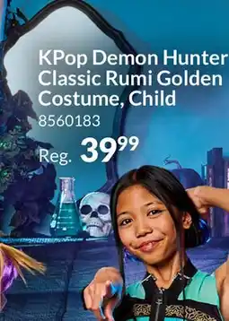Party City KPop Demon Hunters Classic Rumi Golden Costume, Child offer