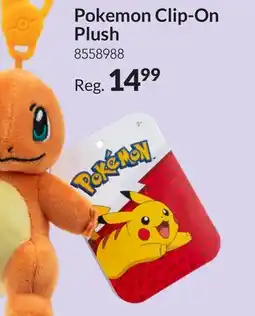Party City Pokemon Clip-On Plush offer
