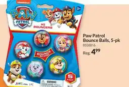 Party City Paw Patrol Bounce Balls, 5-pk offer