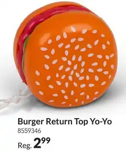 Party City Burger Return Top Yo-Yo offer