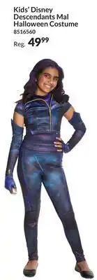 Party City Kids' Disney Descendants Mal Halloween Costume offer