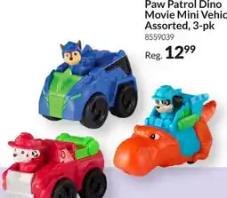 Party City Paw Patrol Dino Movie Mini Vehicle offer