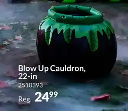 Party City Blow Up Cauldron, 22-in offer