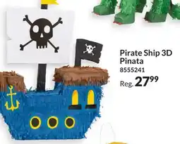 Party City Pirate Ship 3D Pinata offer