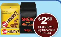 Wholesale Club PEG CHOCOLATE offer