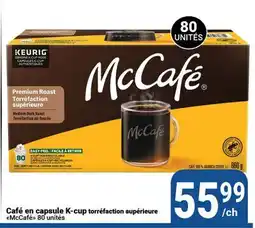 Pasquier Café en capsule K-cup torréfaction supérieure McCafe offer