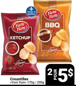 Pasquier Croustilles Yum Yum offer