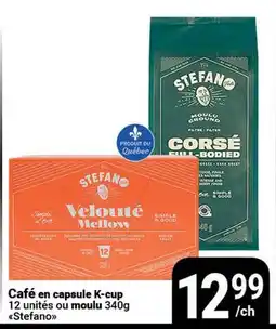 Pasquier Café en capsule K-cup 12 unités ou moulu 340g Stefano offer