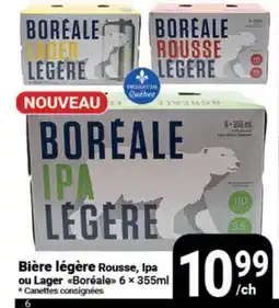 Pasquier Bière légère Rousse, Ipa ou Lager offer