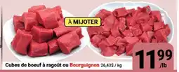 Pasquier Cubes de bœuf à ragoût ou Bourguignon offer