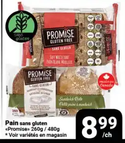 Pasquier Pain sans gluten Promise offer