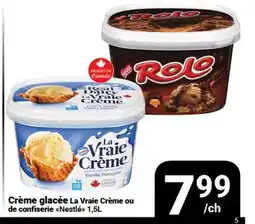 Pasquier Crème glacée La Vraie Crème ou de confiserie Nestlé offer