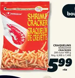 IGA NONGSHIM CRACKERS offer
