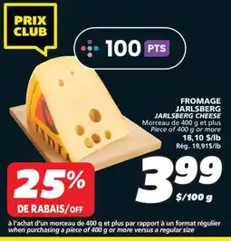 IGA JARLSBERG CHEESE offer