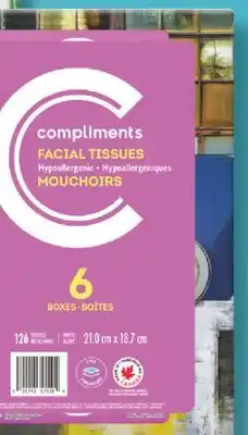 IGA COMPLIMENTS FACIAL TISSUES offer
