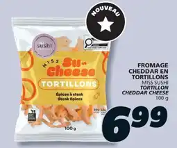 IGA MISS SUSHI TORTILLON CHEDDAR CHEESE offer