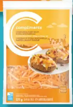 IGA COMPLIMENTS CHEESE OR SHREDDED CHEESE offer