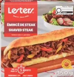 IGA LESTERS SHAVED STEAK OR SLICED SMOKED MEAT offer