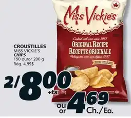 IGA MISS VICKIE'S CHIPS offer