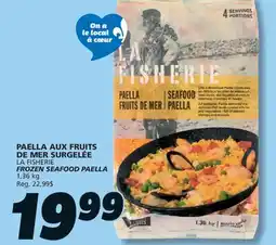 IGA LA FISHERIE FROZEN SEAFOOD PAELLA offer
