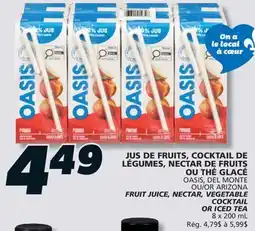 IGA OASIS FRUIT JUICE offer