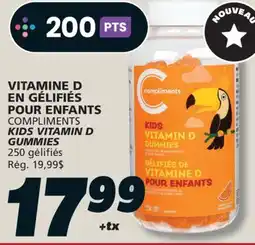 IGA COMPLIMENTS KIDS VITAMIN D GUMMIES offer
