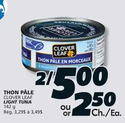 IGA CLOVER LEAF LIGHT TUNA offer