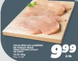IGA FRESH CHICKEN CUTLETS OR STRIPS offer