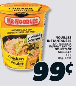 IGA MR. NOODLES INSTANT SNACK OR INSTANT NOODLES offer