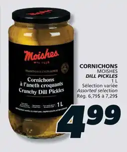 IGA MOISHES DILL PICKLES offer