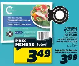 IGA COMPLIMENTS CRAB-FLAVOURED ALASKAN POLLOCK offer