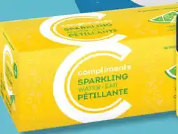 IGA COMPLIMENTS SPARKLING WATER offer