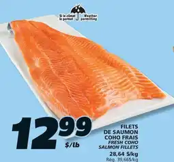 IGA FRESH COHO SALMON FILLETS offer