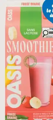 IGA OASIS REFRIGERATED FRUIT SMOOTHIE offer