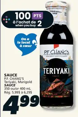 IGA P.F. CHANG'S Teriyaki, Marigold SAUCE offer