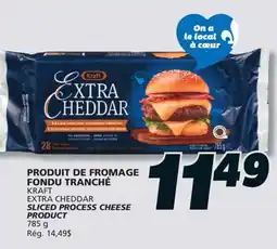 IGA KRAFT EXTRA CHEDDAR SLICED PROCESS CHEESE PRODUCT offer