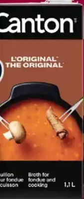 IGA CANTON BROTH FOR FONDUE offer
