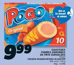 IGA POGO FROZEN FRANKFURTERS IN BATTER offer