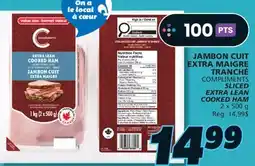 IGA COMPLIMENTS SLICED EXTRA LEAN COOKED HAM offer