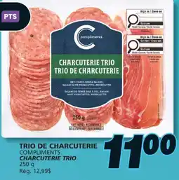 IGA COMPLIMENTS CHARCUTERIE TRIO offer