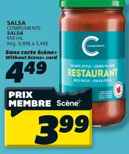 IGA COMPLIMENTS SALSA offer