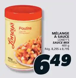 IGA LONEY'S SAUCE MIX offer