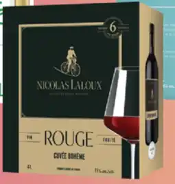 IGA NICOLAS LALOUX RED OR WHITE WINE offer