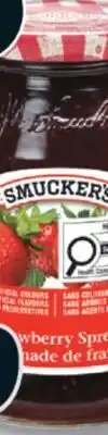 IGA SMUCKER'S, JAM, SPREAD, OR MARMALADE offer