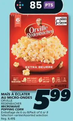 IGA ORVILLE REDENBACHER MICROWAVE POPPING CORN offer