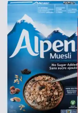 IGA ALPEN Muesli CEREAL offer