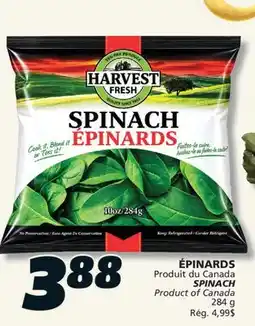 IGA SPINACH offer