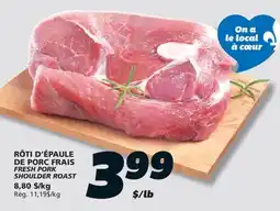 IGA FRESH PORK SHOULDER ROAST offer
